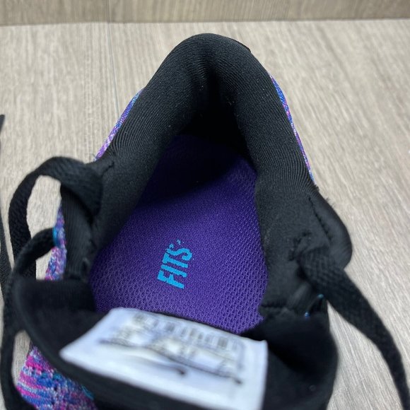 Nike Sneakers Women's Size 7 Flyknit Air Max Athletic Running Ombre Purple Pink - Picture 9 of 10